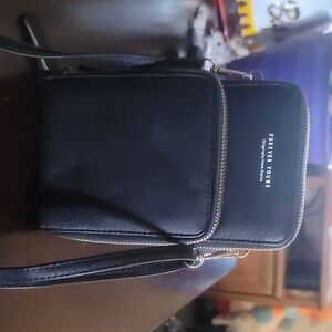 Forever Young Black Men's Crossbody Bag